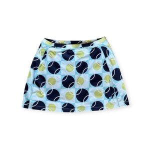 Prince skort green blue sports work out athleisure athletic medium